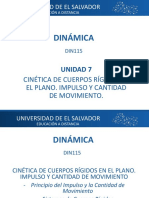 Dinámica Unidad 7.1 Cinética de Cuerpos Rígidos