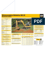 Miniescavadeira Cat 302.5c 2007