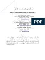 A Multiple Factor Model For European Stocks: T G. S, R M M D