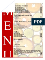 All Purpose Food Menu Template