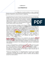 Di Pietro Las Personas, Sep. de Manual de Derecho Romano, Capítulo V