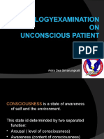 Neurology Examination On Unconscious Patient