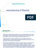 Manufacturing of Plywood