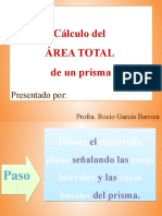 Area Total de Un Prisma Triangular