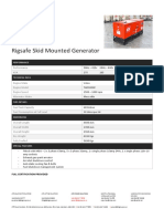 275KVA Rigsafe Skid Mounted Generator