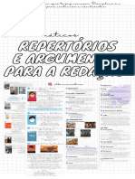 Repertórios e Argumentos para A REDAÇÃO