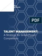 Talent Management:: A Strategy For Great Power Competition