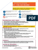 Oxy - Fuel Gas Welding: Safe Use and Operation and Has Given Permission