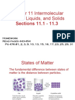 Chapter 11 Intermolecular Forces, Liquids, and Solids: Sections 11.1 - 11.3