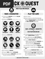 Make A Character Play The Game: Fast-Play RPG Rules