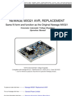 Newage MX321 Automatic Voltage Regulator