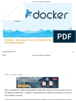 Docker - Tout Savoir Sur La Plateforme de Containérisation