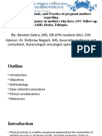 Knowledge, Attitude, and Practice of Pregnant Mothers Regarding Exercise During Pregnancy in Mothers Who Have ANC Follow-Up, Addis Ababa, Ethiopia