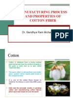 Manufacturing Process and Properties of Cotton Fiber