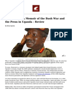 Combatants A Memoir of The Bush War and The Press in Uganda Review