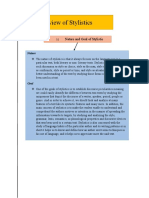 Graphic Organizer On The Overview of Stylistics