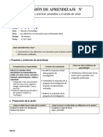 Sesion C y T Mayo2 Los Alimnetos Son Necesarios para El Bienestar Físico