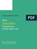 What Teachers Should Know Facilitators Guide