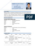 Curriculum Vitae: Md. Ripan Ali Cell: 01743-606450