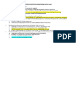 CONCEPTUAL FRAMEWORK LEVELS 1 and 2 Answers