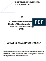 Quality Control in Clinical Biochemistry BMLT