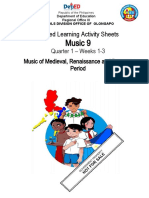 Music 9: Guided Learning Activity Sheets