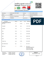 LABORATORY and PATHOLOGY Online Report: Patient Information