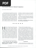 Purnell L. The Purnell Model For Cultural Competence. Journal of Transcultural Nursing