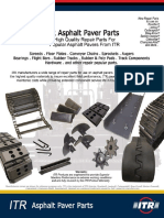 Partes Pavimentadoras ITR