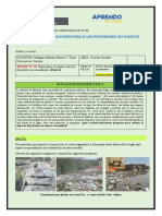 EXPERIENCIA 6 SESION 19 Explicamos El Impacto Del Uso Del Plástico en El Ambiente (Parte I)