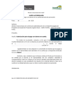 Carta de Autorizacion Cci