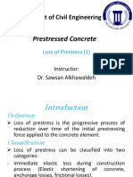 Loss of Prestress