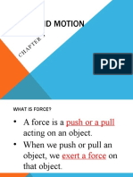 C 8 Forces and Motion