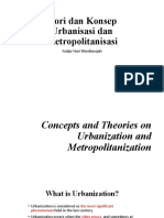 Kuliah 2 - Teori Dan Konsep Urbanisasi Dan Metropolitanisasi