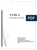 Analysis of IIP PMI and Inflation