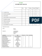 CT Golf: Customer Survey Analysis