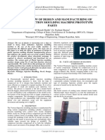 Study & Review of Design and Manufacturing of Vertical Injection Moulding Machine Prototype Parts