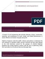 Introduction To Highway and Railway Engineering