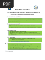 Tarea - Características Anatómicas y Fisiológicas Del Escolar