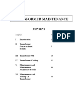 Transformer Maintenance: Content