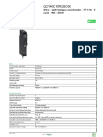 Square D QOE - QOvs - QObvs - QO140C10RCBO30