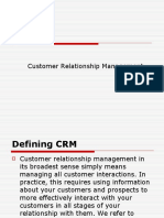 Customer Relationship Management