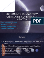 Surgimento de Uma Nova Ciência - de Copérnico A Newton