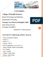 Care Plan Presentation On Meningitis Patient