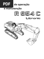 LIEBHERR Manual de Manutenção e Operação - R954C