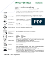 BOLETIM TÉCNICO BRASILUX Bo Pu Acrilico Alifatico BT 15