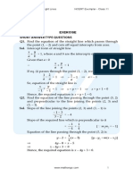 Ncert Exemplar Math Class 11 Chapter 10 Straight Lines