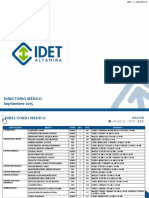 Directorio Medico Clinica Idet