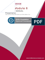 Sample Ecdl v4 Mod6 Office 2003 Manual