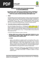 Reporte de Avance Ante Situaciones Adversas - Obra Circuvalacion Ok